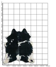 Načíst obrázek do prohlížeče Galerie, Černá a bílá hovězí kůže L