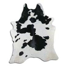 Načíst obrázek do prohlížeče Galerie, Černá a bílá hovězí kůže XL