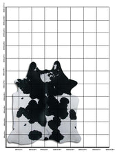 Načíst obrázek do prohlížeče Galerie, Černá a bílá hovězí kůže L