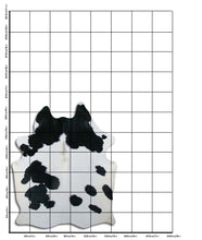 Načíst obrázek do prohlížeče Galerie, Černá a bílá hovězí kůže L