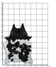 Načíst obrázek do prohlížeče Galerie, Černá a bílá hovězí kůže XL