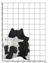 Načíst obrázek do prohlížeče Galerie, Černá a bílá hovězí kůže M