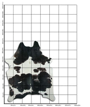 Načíst obrázek do prohlížeče Galerie, Černá a bílá hovězí kůže XL