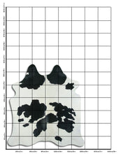 Načíst obrázek do prohlížeče Galerie, Černá a bílá hovězí kůže L