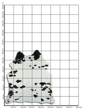 Načíst obrázek do prohlížeče Galerie, Černá a bílá hovězí kůže M