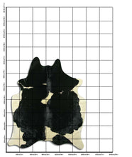 Načíst obrázek do prohlížeče Galerie, Černá a bílá hovězí kůže XL