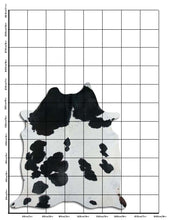 Načíst obrázek do prohlížeče Galerie, Černá a bílá hovězí kůže XL