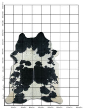 Načíst obrázek do prohlížeče Galerie, Černá a bílá hovězí kůže XXL