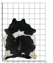 Načíst obrázek do prohlížeče Galerie, Černá a bílá hovězí kůže XXL