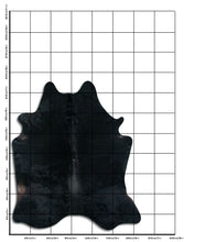 Načíst obrázek do prohlížeče Galerie, Černá hovězí kůže XL