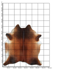 Įkelti vaizdą į galerijos rodinį, Rudas karvės kailis XL