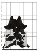 Načíst obrázek do prohlížeče Galerie, Černá a bílá hovězí kůže XXL