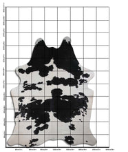 Načíst obrázek do prohlížeče Galerie, Černá a bílá hovězí kůže XXXL