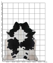 Načíst obrázek do prohlížeče Galerie, Černá a bílá hovězí kůže XL