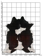 Načíst obrázek do prohlížeče Galerie, Tříbarevná hovězí kůže XXL