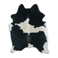 Načíst obrázek do prohlížeče Galerie, Černá a bílá hovězí kůže L
