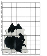 Načíst obrázek do prohlížeče Galerie, Černá a bílá hovězí kůže L
