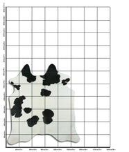 Načíst obrázek do prohlížeče Galerie, Černá a bílá hovězí kůže L
