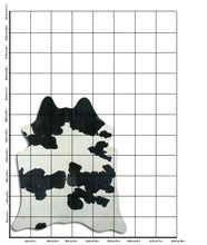 Načíst obrázek do prohlížeče Galerie, Černá a bílá hovězí kůže L
