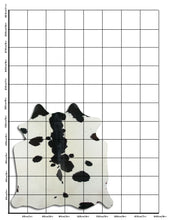 Načíst obrázek do prohlížeče Galerie, Černá a bílá hovězí kůže M
