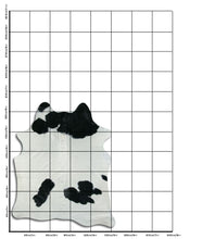 Načíst obrázek do prohlížeče Galerie, Černá a bílá hovězí kůže L
