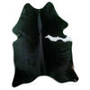 Black and white cowhide rug L