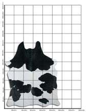 Načíst obrázek do prohlížeče Galerie, Černá a bílá hovězí kůže XL
