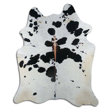 Načíst obrázek do prohlížeče Galerie, Černá a bílá hovězí kůže XL
