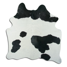 Načíst obrázek do prohlížeče Galerie, Černá a bílá hovězí kůže L
