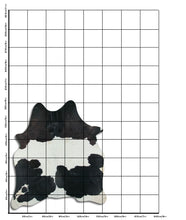Načíst obrázek do prohlížeče Galerie, Černá a bílá hovězí kůže M
