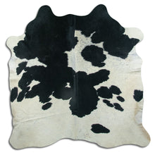 Načíst obrázek do prohlížeče Galerie, Černá a bílá hovězí kůže L
