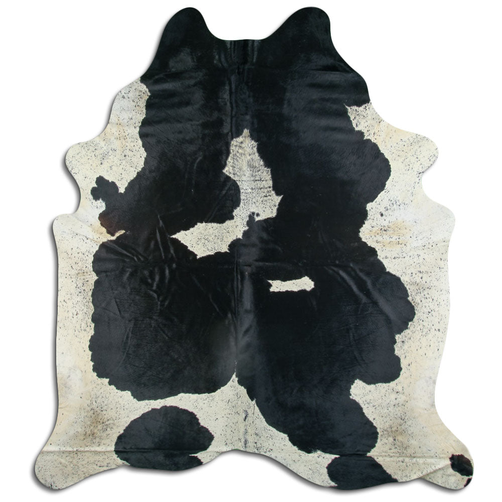 Baltas/Juodas karvės kailis XXL