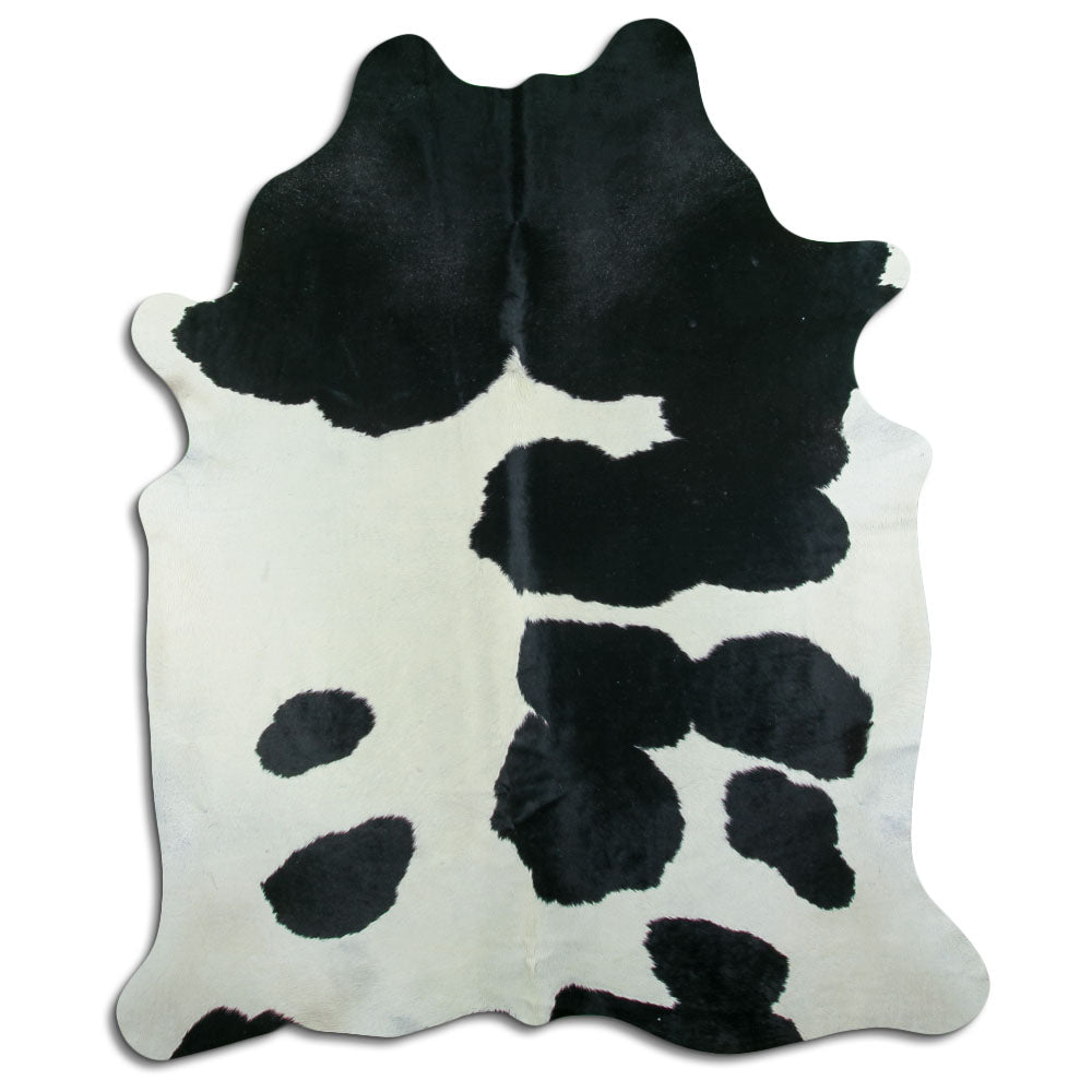 Baltas/Juodas karvės kailis XXL