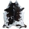 Black and white cowhide rug XXL