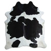 Black and white cowhide rug XXL