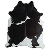 Black and white cowhide rug XXL