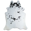 Black and white cowhide rug XXL