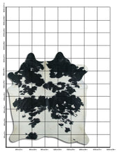 Načíst obrázek do prohlížeče Galerie, Černá a bílá hovězí kůže XL
