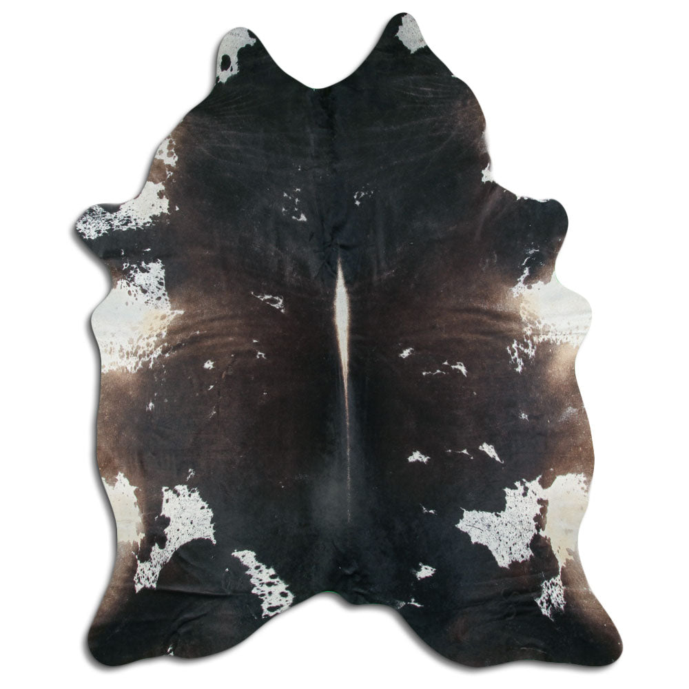 Černá a bílá hovězí kůže XXXL