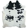 Black and white cowhide rug XXL