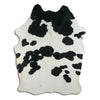Black and white cowhide rug XXL