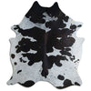 Black and white cowhide rug XXL