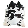 Black and white cowhide rug XXL