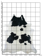 Načíst obrázek do prohlížeče Galerie, Černá a bílá hovězí kůže XXXL
