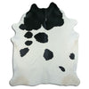 Black and white cowhide rug XXXL