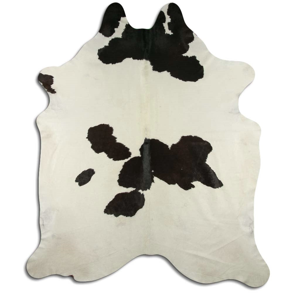 Černá a bílá hovězí kůže XXXL
