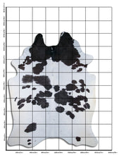 Načíst obrázek do prohlížeče Galerie, Černá a bílá hovězí kůže XXXXL
