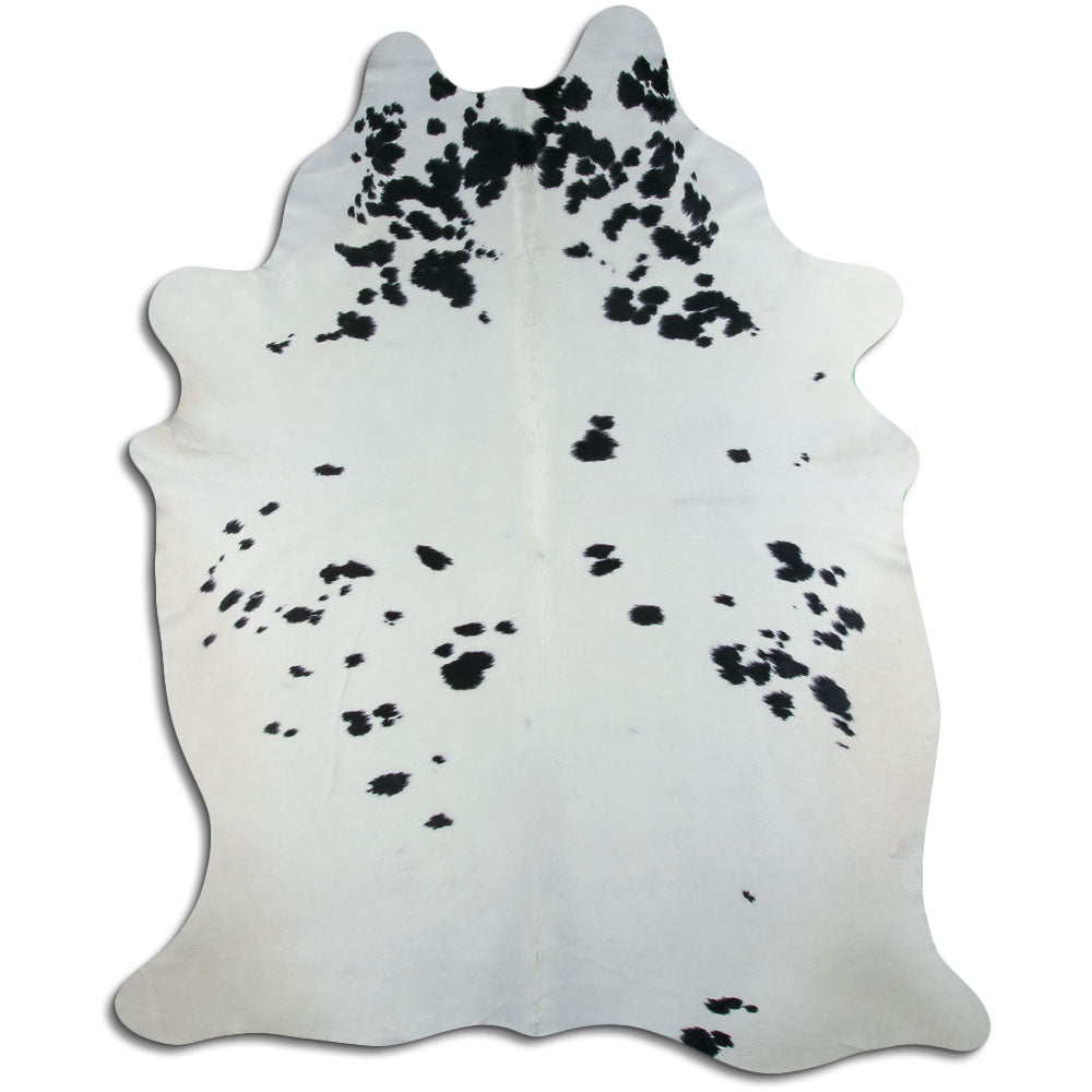 Černá a bílá hovězí kůže XXXL