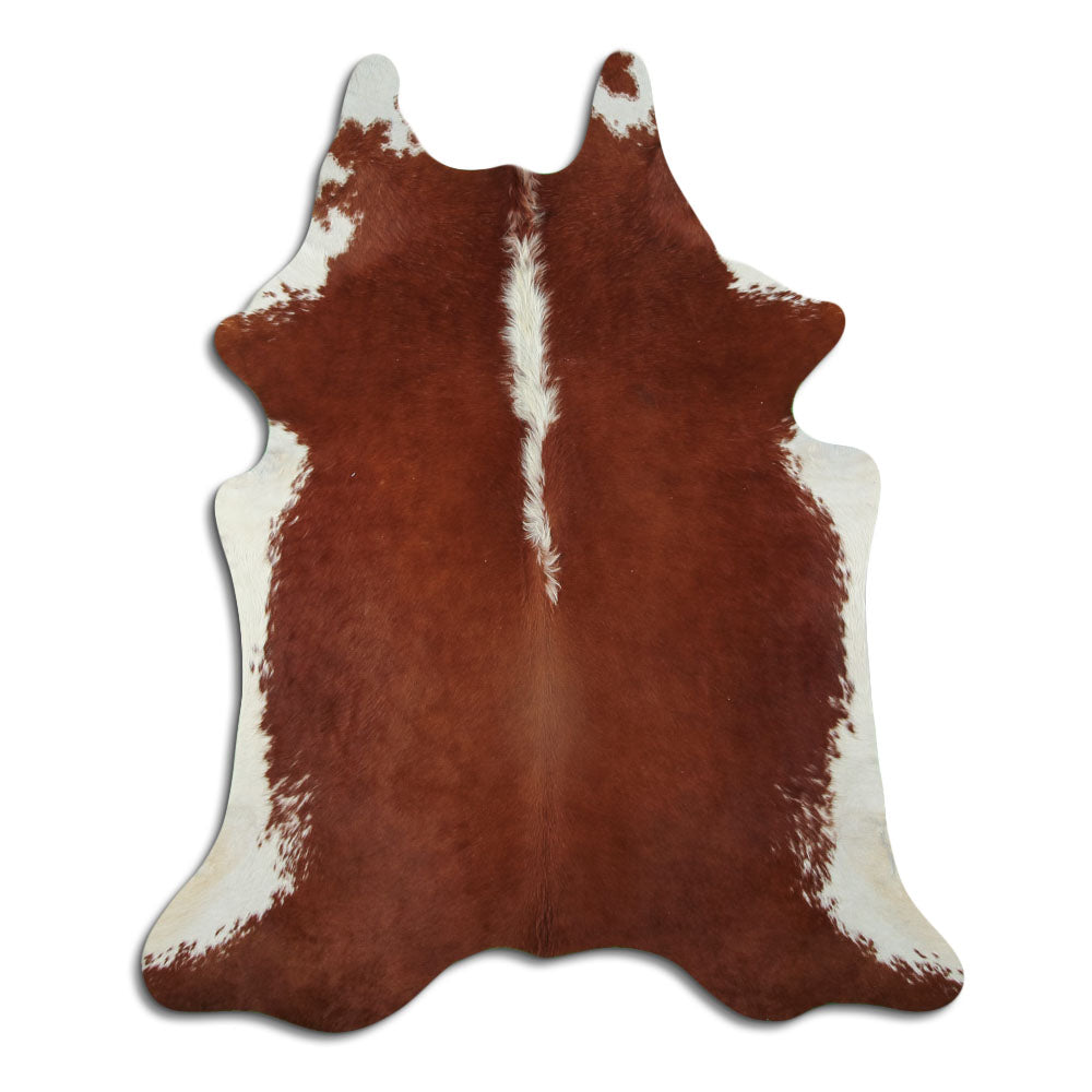 Hnědá hovězí kůže L