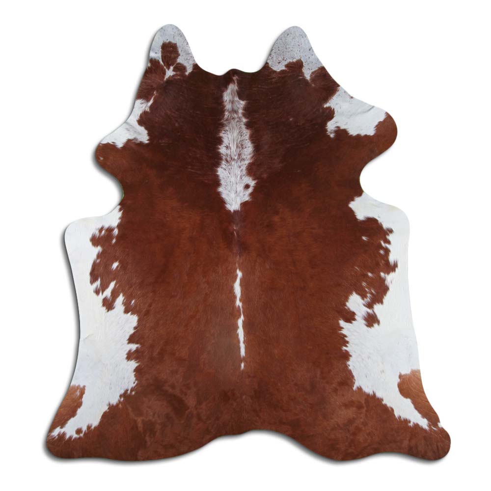 Rudas karvės kailis L